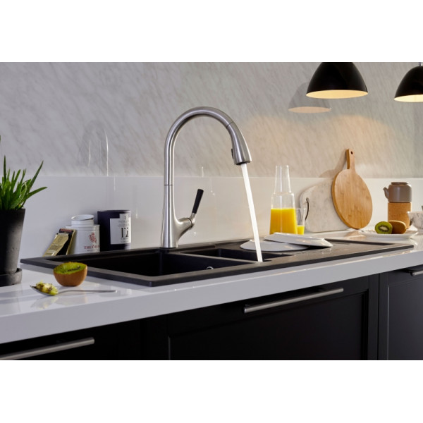 Смеситель для кухни Jacob Delafon Malleco с выдвижным изливом хром (E562-VS) Смеситель для кухни Jacob Delafon Malleco с выдвижным изливом хром (E562-VS)
