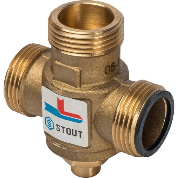 Вентиль термостатический смесительный Stout 1"Н*1 1/2"В*1"Н 70°C SVM-0050-327007 Вентиль термостатический смесительный Stout 1"Н*1 1/2"В*1"Н 70°C SVM-0050-327007