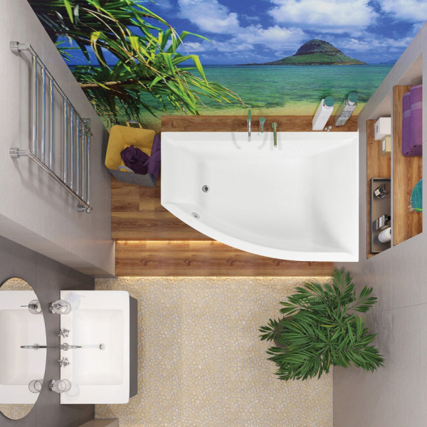 Ванна акриловая VagnerPlast Veronela OFFSET 160 R 160х105х45 (VPBA160VEA3RX-01) Ванна акриловая VagnerPlast Veronela OFFSET 160 R 160х105х45 (VPBA160VEA3RX-01)