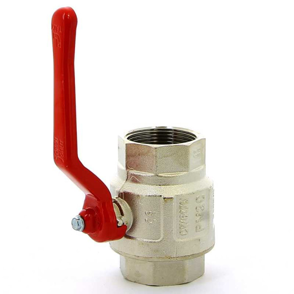 Кран Itap 1 1/2" ВВ шаровый Vienna (красная ручка) (1160112)