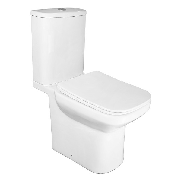 Унитаз напольный Azario Wandy 350x614x795 с сиденьем с микролифтом белый (AZ-56D)