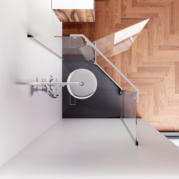 Душевой уголок AM.PM Sunny 88x88x195 стекло прозрачное, профиль хром матовый (W87G-405-9090-MT) Душевой уголок AM.PM Sunny 88x88x195 стекло прозрачное, профиль хром матовый (W87G-405-9090-MT)