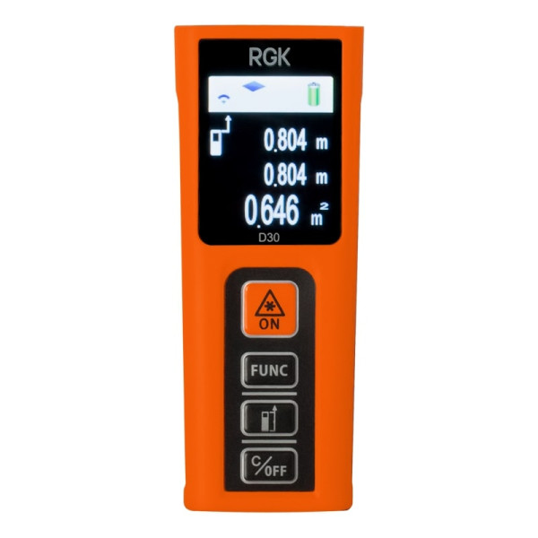 Дальномер лазерный RGK D30 (4610011870019)