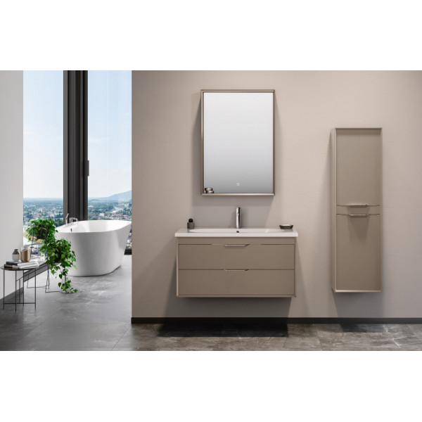 Тумба подвесная Orka Clay 1000x500x520 с раковиной sahra (5004387) Тумба подвесная Orka Clay 1000x500x520 с раковиной sahra (5004387)