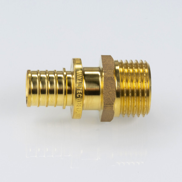 Соединение прямое 25х1/2"Н Valtec PE-Xa VTm.401.G (латунь) VTm.401.G.002504 Соединение прямое 25х1/2"Н Valtec PE-Xa VTm.401.G (латунь) VTm.401.G.002504