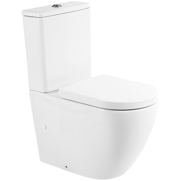 Унитаз-компакт BelBagno Sfera-R безободковый (BB2141CPR/BB865SC)