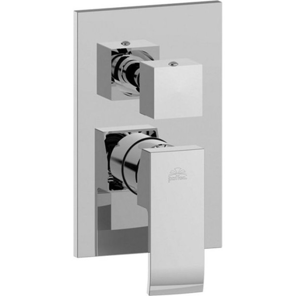 Смеситель для ванны и душа Paffoni Elle с внутренней частью, хром (EL018CR/M)