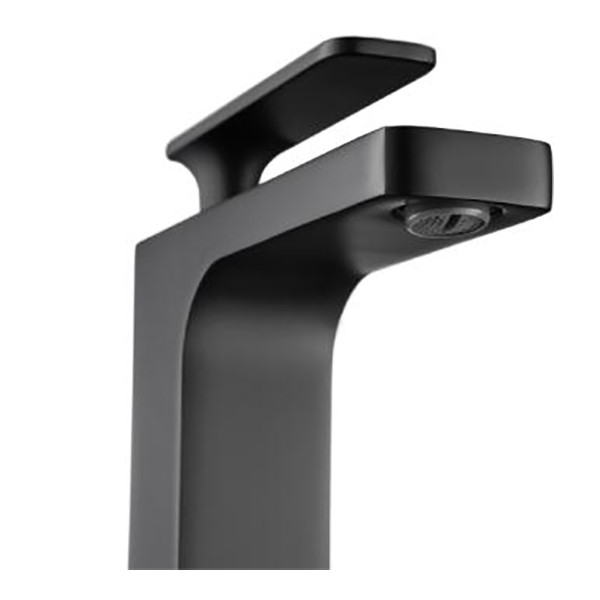 Смеситель для раковины Timo Torne черный, короткий излив (4311/03F)