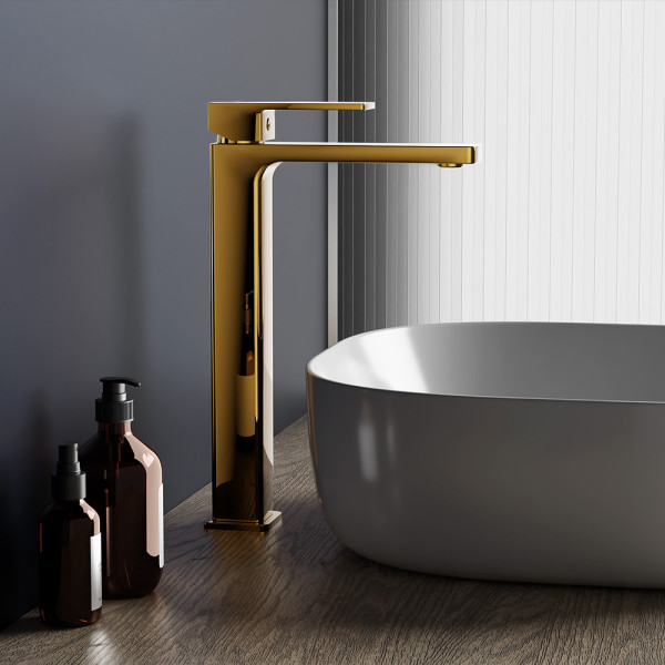 Смеситель для раковины Damixa Gala золото (530250600)