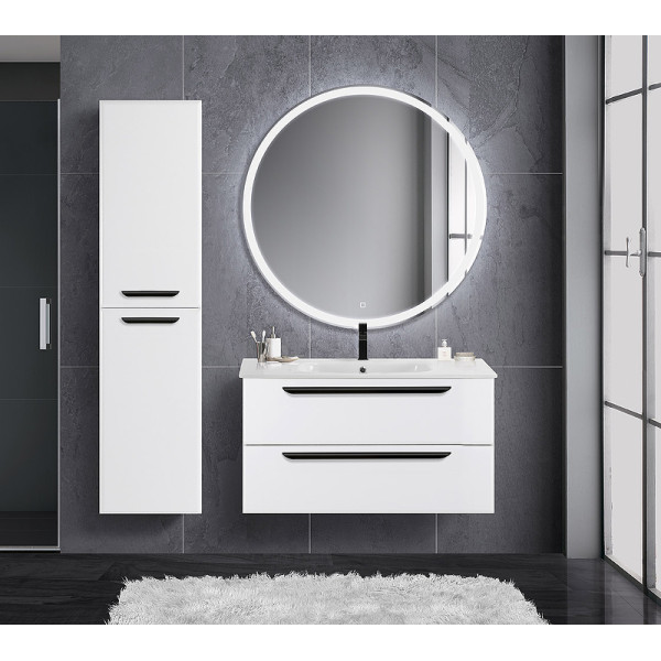 Тумба подвесная Cezares Eco 77x50 Bianco Lucido (ECO-CER-80-2C-SO-BL)