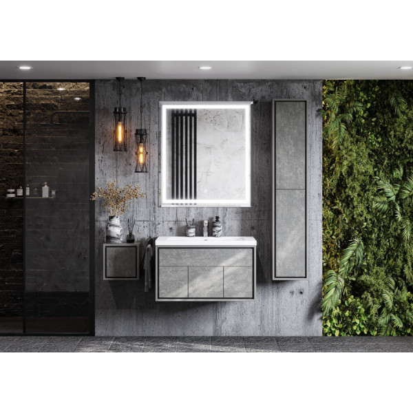 Зеркало Aquaton Уэльс 900x29x1000 белый (1.A208.0.02W.A01.0)