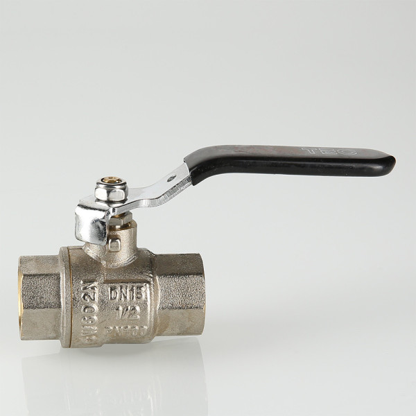 Кран 2" ВВ шаровый Valtec Perfect (чёрная ручка) VT.314.N.09