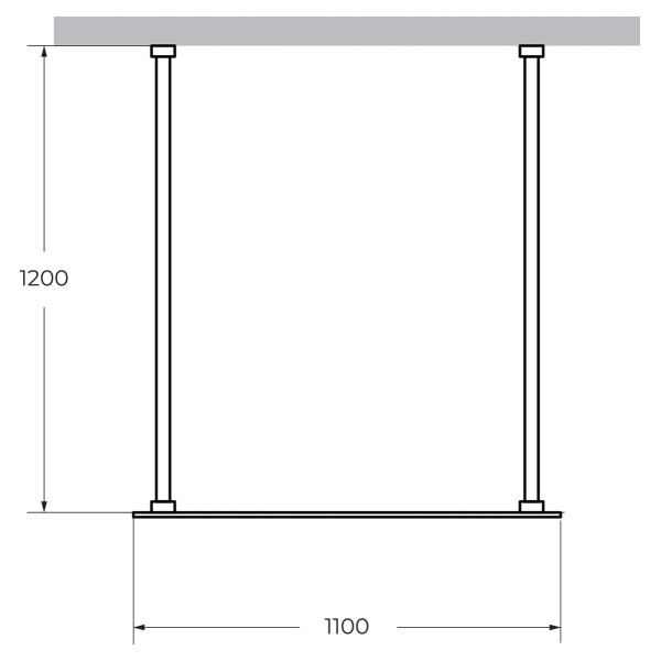 Душевая перегородка Cezares Liberta 110x195 стекло тонированное (графит), профиль черный (LIBERTA-L-2-110-120-GR-NERO) Душевая перегородка Cezares Liberta 110x195 стекло тонированное (графит), профиль черный (LIBERTA-L-2-110-120-GR-NERO)