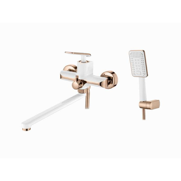 Смеситель для ванны и душа Ledeme с душевым гарнитуром (L2274WR)