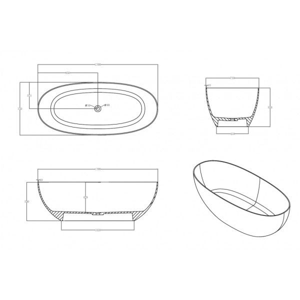 Ванна прозрачная Abber Kristall 170x75 желтая (AT9703Amber) Ванна прозрачная Abber Kristall 170x75 желтая (AT9703Amber)