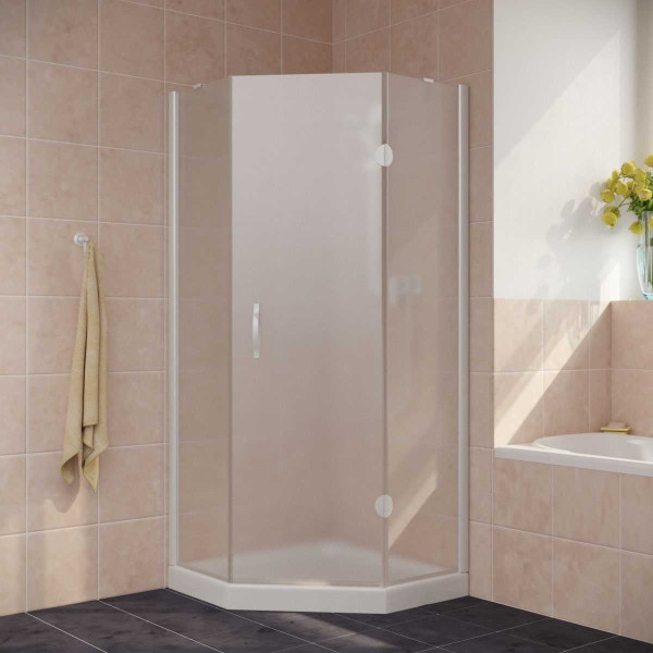 Душевой уголок Vegas Glass 90х90 AFA-Pen 90 01 10 R стекло сатин