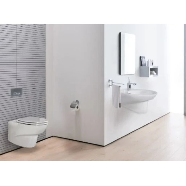 Унитаз подвесной Creavit Jaws 36x51,7x33,7 белый (JW320.00100)