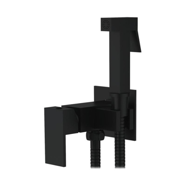Смеситель для биде Ledeme с гигиеническим душем черный (L5398B-8)