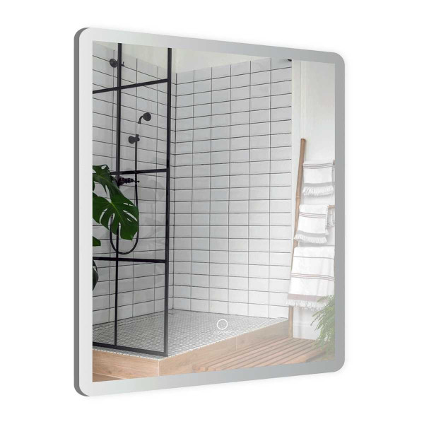 Зеркало Azario 600х800 подсветка, сенсорный выключатель с функцией диммера (AZ-Z-061CS)