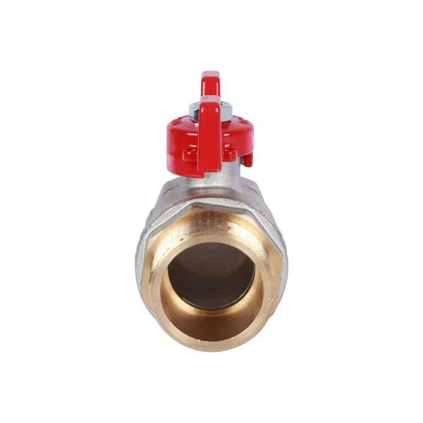 Кран 1" НН шаровый Rommer (ГОСТ, красная бабочка) RBV-0007-2410225 Кран 1" НН шаровый Rommer (ГОСТ, красная бабочка) RBV-0007-2410225