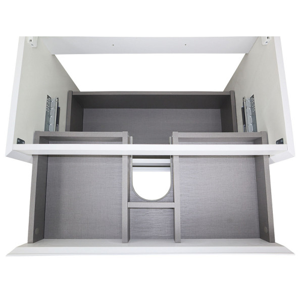 Тумба подвесная Azario с раковиной Velluto 80 с раковиной Слим 80 (CS00088603)