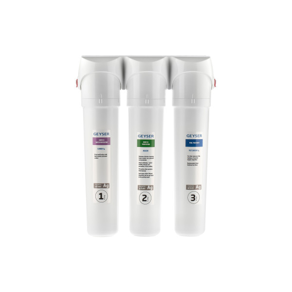 Фильтр под мойку Гейзер Смарт универсальный с краном (с быстросъемными модулями) (11048)