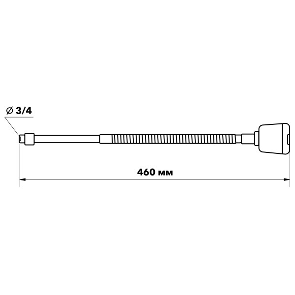 Излив Voda хром (VSP250K)