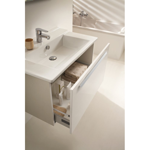 Тумба подвесная Jacob Delafon Struktura 77 белый глянец (EB1285-N18)