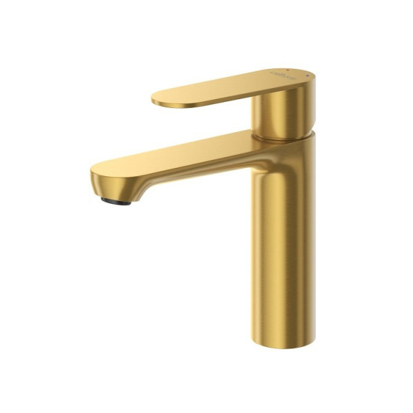 Смеситель для раковины Cezares Stylus брашированное золото матовый (STYLUS-LS-BORO)