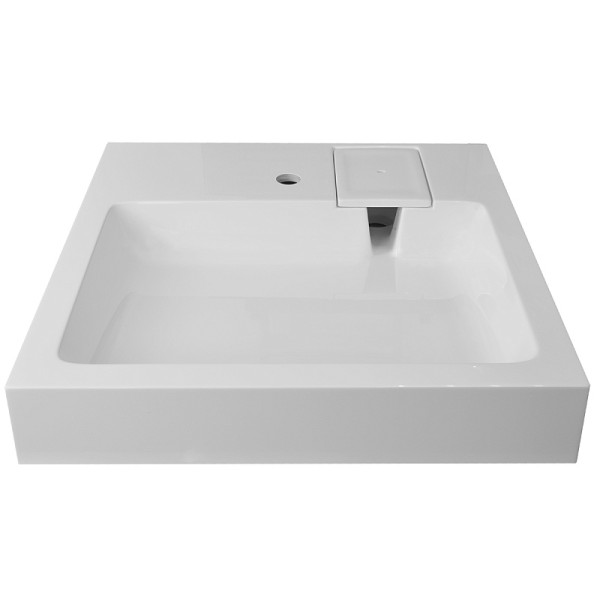 Раковина над стиральной машиной Azario 60x60x100 с сифоном белая (CS00086608)