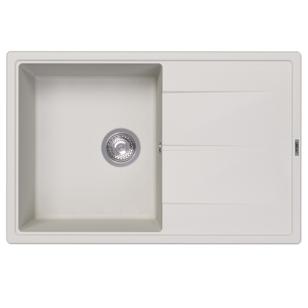 Мойка для кухни Abber Quarz 51x78x21,7 белая (AQ2904W)
