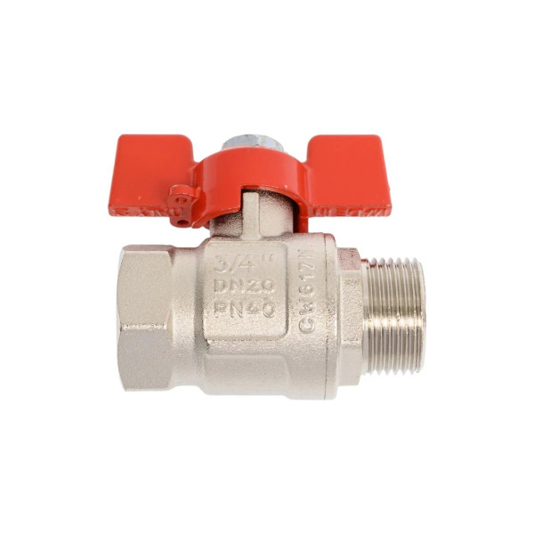 Кран 3/4" ВН шаровый Uni-Fitt Etalon (ГОСТ, красная бабочка) 111T3000 Кран 3/4" ВН шаровый Uni-Fitt Etalon (ГОСТ, красная бабочка) 111T3000