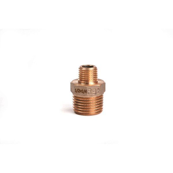 Ниппель переходной 1/4"х1/2" Rehau Aurline RX+ (бронза) 18732421001 Ниппель переходной 1/4"х1/2" Rehau Aurline RX+ (бронза) 18732421001