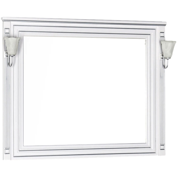 Зеркало Aquanet Паола 120x96,3 белый, серебро (00181768) Зеркало Aquanet Паола 120x96,3 белый, серебро (00181768)
