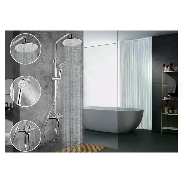 Душевая система Fashun хром (A2461) Душевая система Fashun хром (A2461)