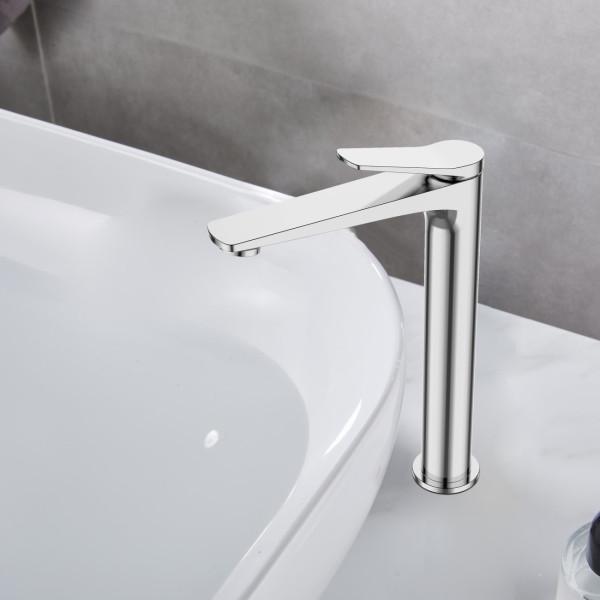 Смеситель для раковины BelBagno (UNIQUE-LMC-CRM-W0)