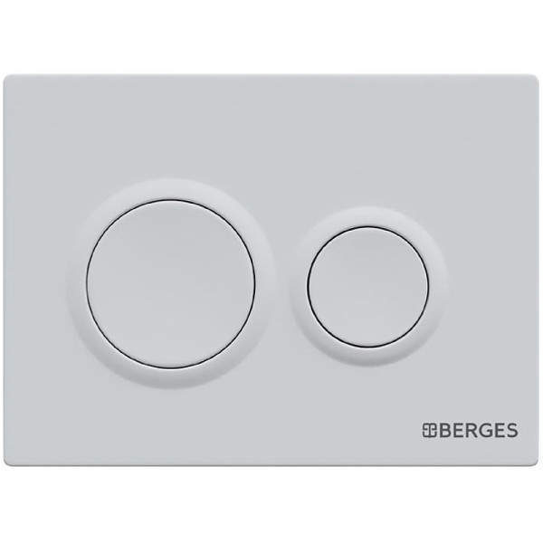 Инсталляция для подвесного унитаза Berges NOVUM O4 с клавишей (040264) белая