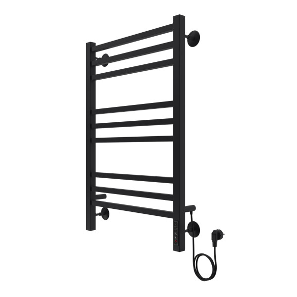 Полотенцесушитель электрический Azario Ancona 500x800 черный Полотенцесушитель электрический Azario Ancona 500x800 черный