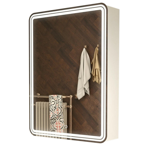 Зеркало-шкаф Azario Adriana 1Л 60x80 с подсветкой (CS00066642)