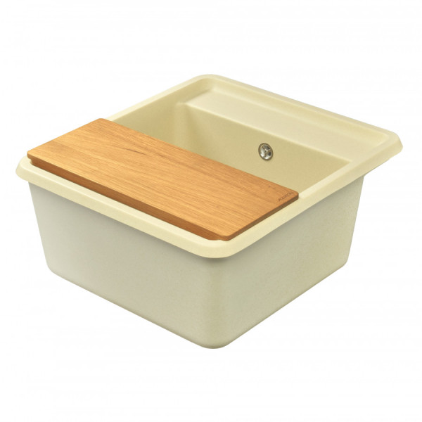 Мойка для кухни врезная Aquaton Беллис 510x570x250 шампань (1.A724.9.32B.S29.0)