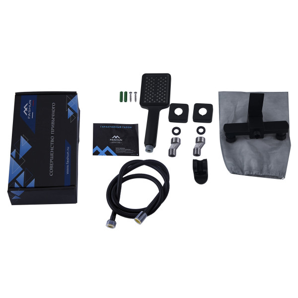 Смеситель для душа Fashun с душевым комплектом сатин (A52002-7) Смеситель для душа Fashun с душевым комплектом сатин (A52002-7)