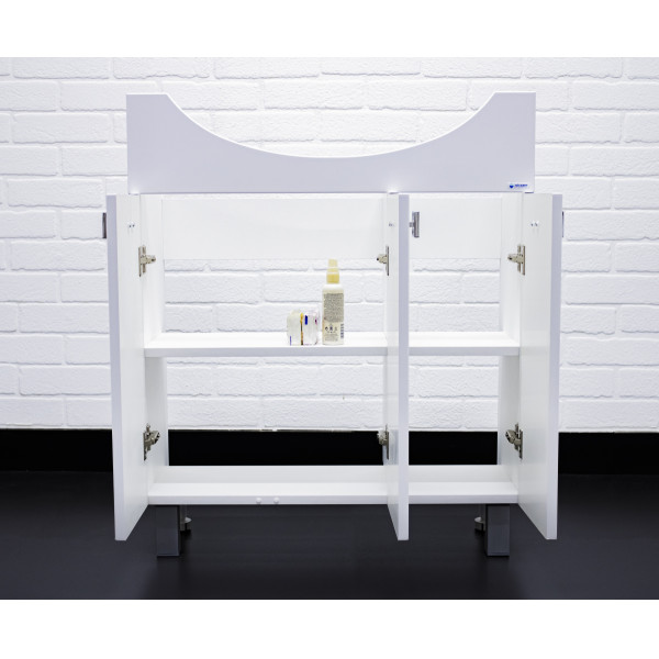 Тумба напольная Элеганс 75 Мега без ящика Айсберг Домино (DM4601T) Тумба напольная Элеганс 75 Мега без ящика Айсберг Домино (DM4601T)