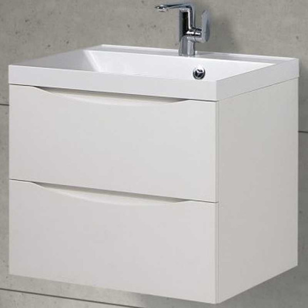 Тумба подвесная BelBagno Marino 60 см Bianco Lucido (Marino-600-2C-SO-BL-P) Тумба подвесная BelBagno Marino 60 см Bianco Lucido (Marino-600-2C-SO-BL-P)
