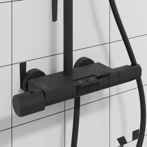 Душевая система Iddis SpaHome черная (SPHBLTKi06)