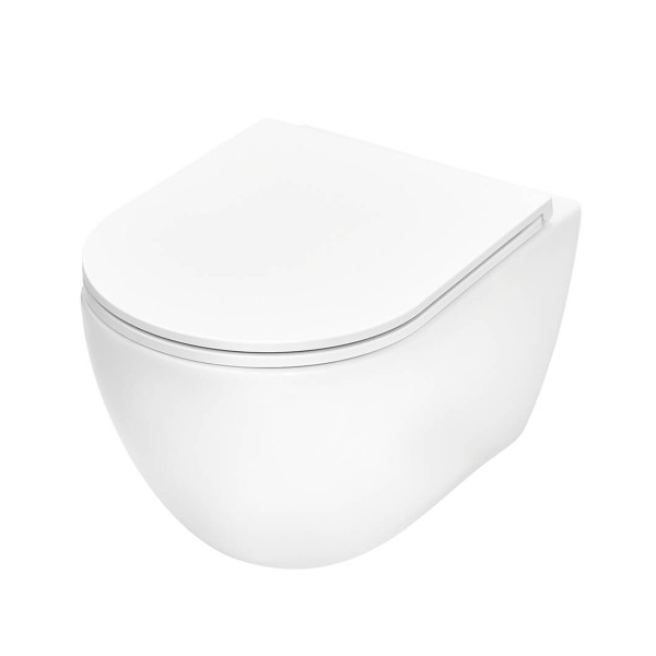 Унитаз подвесной Tece TECEspring R безободковый микролифт (9700998)