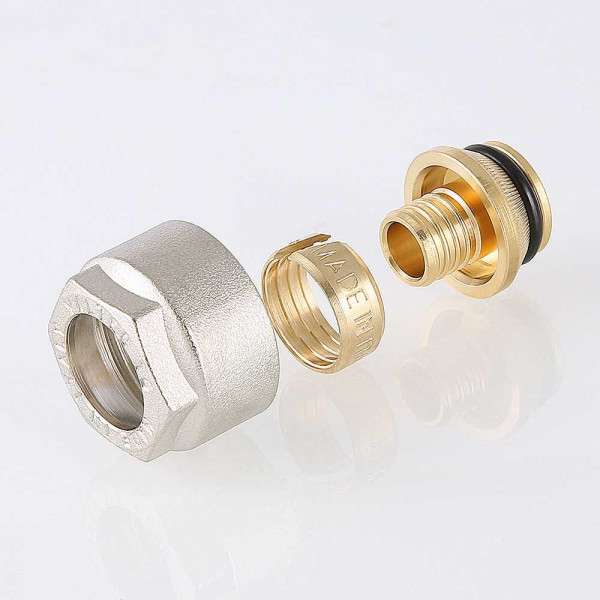 Переход коллекторный 16(2,0)*3/4"(18) (евроконус) Valtec для п/э трубы (VT.4410.NE.16) Переход коллекторный 16(2,0)*3/4"(18) (евроконус) Valtec для п/э трубы (VT.4410.NE.16)