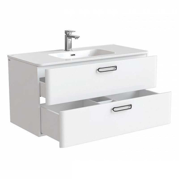 Тумба подвесная Iddis Brick 100 белая (BRI10W1i95)