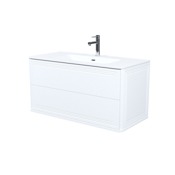 Тумба подвесная Iddis Oxford Neo 100 см белый подходит умыв. 0101000i28 (OXN10W0i95)