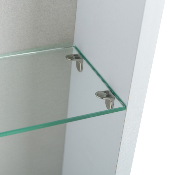 Зеркальный шкаф BelBagno 455x1595x150 с одной распашной дверью с стеклянными полками со встроенной подсветкой и сенсорным выключателем (SPC-MAR-450/16 Зеркальный шкаф BelBagno 455x1595x150 с одной распашной дверью с стеклянными полками со встроенной подсветкой и сенсорным выключателем (SPC-MAR-450/16
