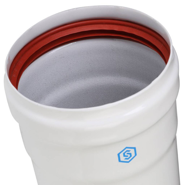 Элемент дымохода Stout DN80 труба 500 мм п/м (SCA-0080-000500)